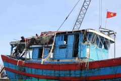 13 ngư dân bị Trung Quốc bắt giữ đang trên đường về nước