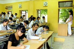 Ngày thi đầu tiên của đợt thi cao đẳng diễn ra trật tự, an toàn