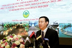 Phó Thủ tướng Vương Đình Huệ phát biểu kết luận chỉ đạo hội nghị. (Ảnh: Nguyễn Dân/TTXVN)