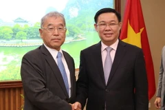 Phó Thủ tướng Vương Đình Huệ tiếp Phó Chủ tịch điều hành Tập đoàn Mitsubishi Hiroshi Sakuma.(Nguồn: baochinhphu.vn)