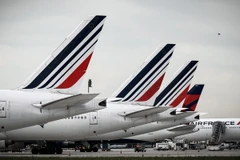 Máy bay của hãng hàng không Air France tại sân bay Charles de Gaulle ở Roissy. (Nguồn: AFP/TTXVN)