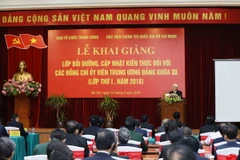 Quang cảnh Lễ khai giảng. (Ảnh: Phương Hoa/TTXVN)