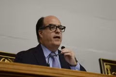 Cựu Chủ tịch Quốc hội Venezuela Julio Borges. (Nguồn: AFP/TTXVN)