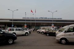 Mặt trước Cảng hàng không Quốc tế Phú Bài. (Ảnh: Quốc Việt/TTXVN)