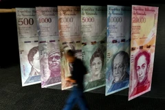 Đồng tiền Bolivar của Venezuela. (Nguồn: AFP/TTXVN)