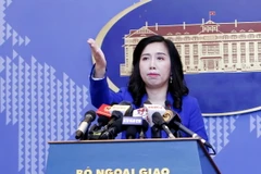 Người phát ngôn Bộ Ngoại giao Việt Nam Lê Thị Thu Hằng. (Ảnh: Lâm Khánh/TTXVN) 