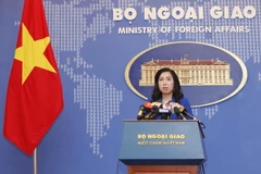 Người phát ngôn Bộ Ngoại giao Việt Nam Lê Thị Thu Hằng. (Ảnh: Lâm Khánh/TTXVN)