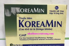 Đình chỉ lưu hành dung dịch thuốc tiêm Koreamin từ lá Ginkgo biloba