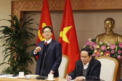 Phó Thủ tướng Chính phủ Vũ Đức Đam phát biểu. (Ảnh: Văn Điệp/TTXVN)