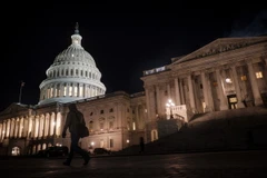 Quang cảnh tòa nhà Quốc hội Mỹ tại Washington, DC. (Nguồn: UPI-YONHAP/TTXVN)