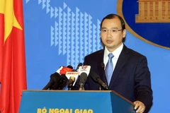 Người Phát ngôn Bộ Ngoại giao Lê Hải Bình. (Ảnh: Phạm Kiên/TTXVN)