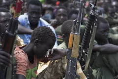 Lễ giải ngũ và giải giáp binh sỹ là trẻ em do Quỹ Nhi đồng LHQ bảo trợ tại thị trấn Pibor, Nam Sudan ngày 10/2. Ảnh minh họa. (Nguồn: AFP/TTXVN)