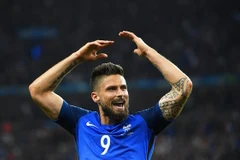 Tiền đạo Pháp Olivier Giroud. (Nguồn: EPA/TTXVN)