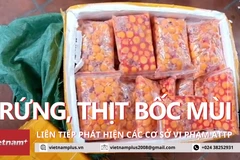 Liên tiếp phát hiện các vụ buôn bán trứng non, thịt lợn bốc mùi