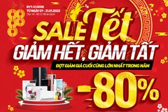 Các siêu thị điện máy lớn đồng loạt "Sale sâu đón Tết" nhằm thu hút khách hàng. (Ảnh: mediamart)