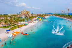 Vinhomes Ocean Park sẽ là một trong những điểm đến đáng chú ý của du khách trong những ngày lễ dài sắp tới. (Ảnh: PV/Vietnam+)