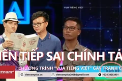 Tên gọi gây tranh cãi, Vua Tiếng Việt của nhà đài liên tục bị bắt lỗi