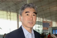 Đặc phái viên của Mỹ về chính sách Triều Tiên Sung Kim trả lời báo giới ngày 23/6. (Nguồn: Kyodo/TTXVN)