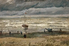 Tác phẩm "Seascape at Scheveningen" (Tạm dịch: Bãi biển ở Scheveningen). (Nguồn: BBC)