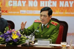 Thiếu tướng Đoàn Việt Mạnh, Cục trưởng Cục Cảnh sát Phòng cháy chữa cháy và cứu nạn cứu hộ (C66 - Bộ Công an). (Ảnh: PV/Vietnam+)