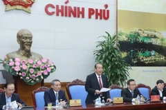 Phó Thủ tướng Trương Hòa Bình chủ trì hội nghị. (Ảnh: Phương Hoa/TTXVN)