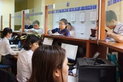 Văn phòng Đăng ký đất đai Hà Nội. (Ảnh: Đỗ Phương Anh/TTXVN)