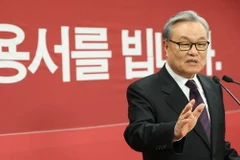 Nhà lãnh đạo lâm thời đảng Saenuri In Myung-jin. (Nguồn: EPA/TTXVN)