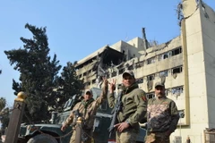 Binh sỹ Iraq tuần tra tại Mosul. (Nguồn: AFP/TTXVN)