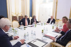 Toàn cảnh cuộc đàm phán. (Nguồn: AFP/TTXVN)