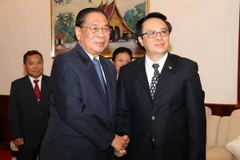 Quang cảnh buổi tiếp. (Ảnh: Phạm Văn Kiên/TTXVN)