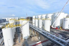 Nhà máy mới đưa vào hoạt động của Tập đoàn dầu khí Total (Pháp) tại Singapore. (Nguồn: Channel NewsAsia)