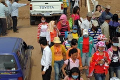 Người dân Campuchia. (Nguồn: AFP/TTXVN)