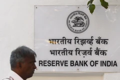 Trụ sở Ngân hàng dự trữ Ấn Độ (RBI) tại Mumbai ngày 29/1. (Nguồn: AFP/TTXVN)