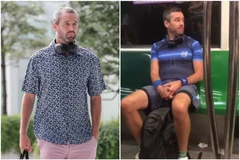 Benjamin Glynn bị nhà chức trách Singapore bắt giữ sau khi hình ảnh người này không đeo khẩu trang trên tàu điện hồi tháng 5 vừa qua lan truyền trên mạng. (Nguồn: straitstimes.com)