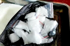 Tang vật một vụ án ma túy. (Ảnh: TTXVN phát)