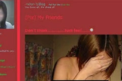 Hình ảnh rất thường thấy trên nhiều trang blog "bẩn." (Nguồn: internet)