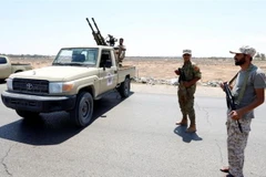 Binh sỹ Libya ở Tripoli. (Nguồn: Reuters)