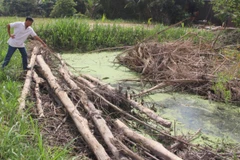 Hiện trường vụ việc.