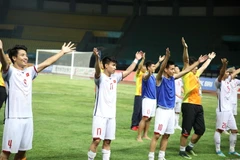 Olympic Việt Nam đã tạo làm nên những kỳ tích đáng nhớ. (Ảnh: Hoàng Linh/TTXVN)