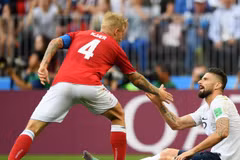 Pháp và Đan Mạch cùng nhau vào vòng 1/8. (Nguồn: Getty Images)