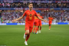 Januzaj ăn mừng sau khi ghi bàn cho tuyển Bỉ. (Nguồn: Getty Images)