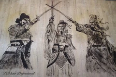 Độc đáo những tác phẩm nghệ thuật được tạo ra từ vụn tóc 