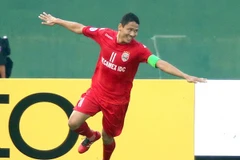 Anh Đức mang chiến thắng về cho Becamex Bình Dương.