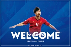 Công Phượng chính thức gia nhập Incheon United. (Nguồn: incheonutd.com)