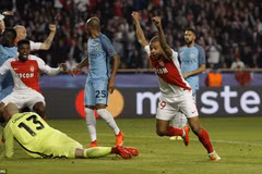 Kylian Mbappe ăn mừng sau khi ghi bàn vào lưới Man City. (Nguồn: Reuters)