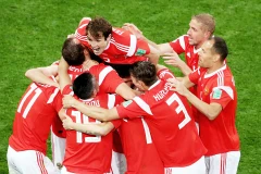 Chủ nhà Nga coi như đã vào vòng 1/8 World Cup 2018.