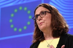 Cao ủy Liên minh châu Âu (EU) phụ trách thương mại Cecilia Malmstrom. (Nguồn: AFP)