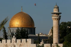 Đền thờ Hồi giáo Al-Aqsa (Israel gọi là Núi Đền). (Nguồn: AFP)