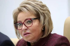 Chủ tịch Hội đồng Liên bang (Thượng viện) Nga Valentina Matvienko. (Nguồn: TASS)