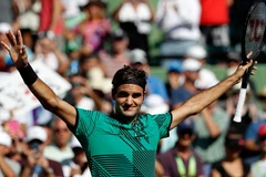 Federer thẳng tiến vòng 4 Miami Open. (Nguồn: Reuters)